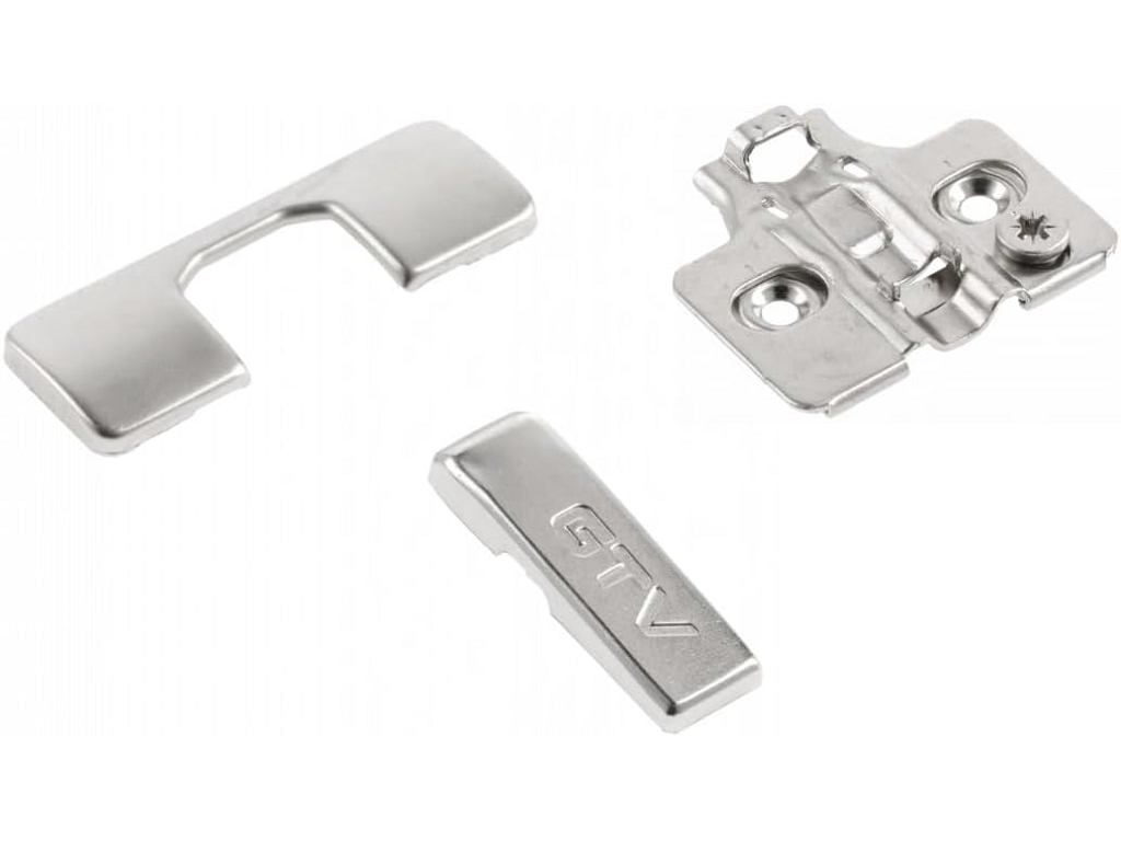 Cerniera Automatica d.35 Silento Pro 3D Chiusura Silenziosa Clip-On+Basetta 102°Collo Alto h=18 Nichelato | GTV - immagine 4
